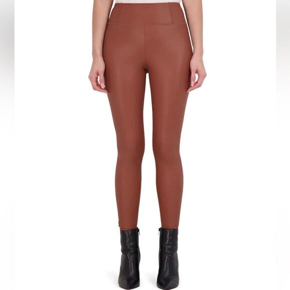 NWOT Ookie& Lala High Waisted Vegan Leather Legging Size S - Picture 1 of 8